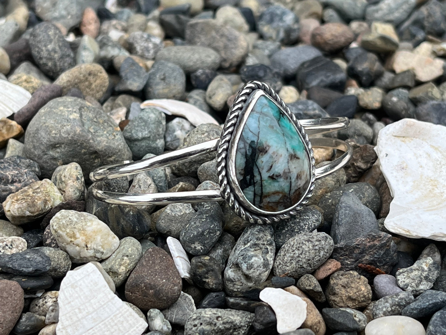 Rainbow Buffalo cuff