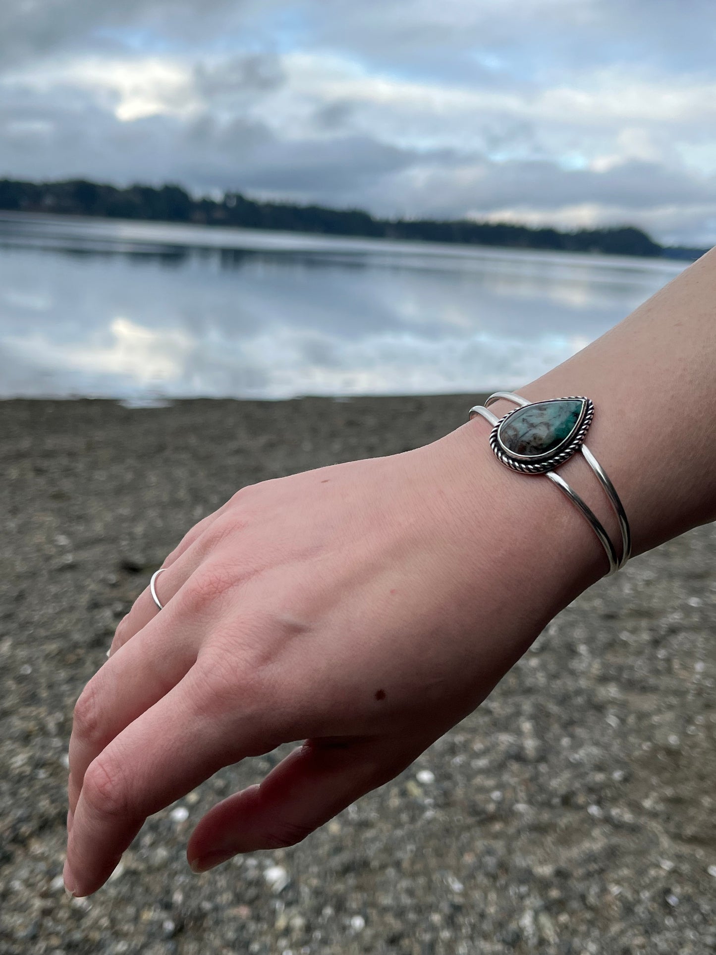 Rainbow Buffalo cuff