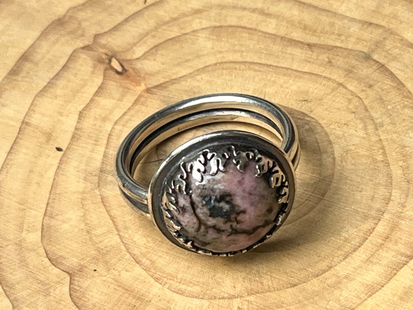 Sterling Silver flame ring SIZE 9.5